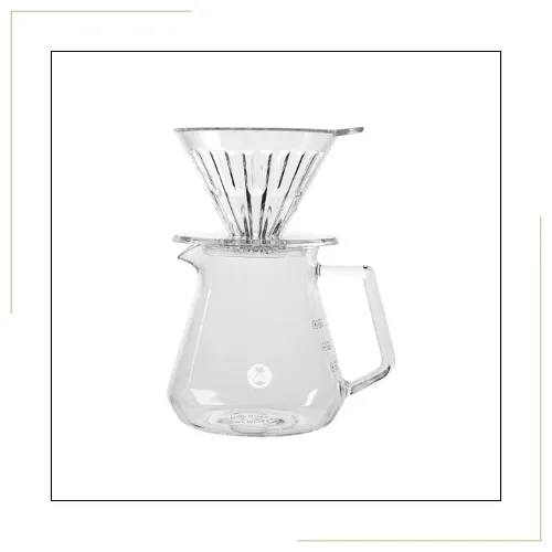 TIMEMORE Crystal Eye Brewer Set PCTG Dripper 02