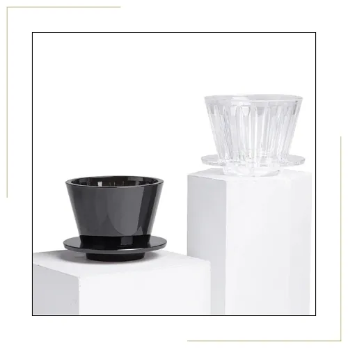 Crystal Eye B75 Dripper PCTG Amber Black and Transparent