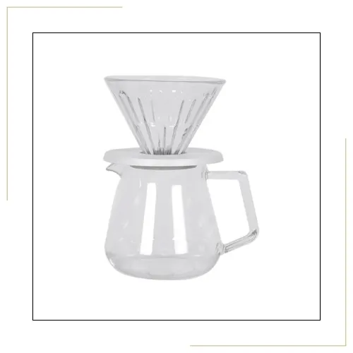 Crystal Eye Brewer set black and white holder