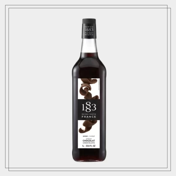 Chocolate Syrup Glass Bottle 1 Liter, 1883 Maison Routin